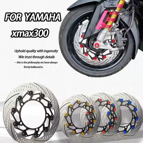 Suitable for Yamaha xmax300 front wheel modification floating disc brake disc radial caliper adapter