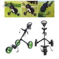 [freneci] Golf Pull Cart Folding Golf Accessories Aluminum Alloy Golf Bag Carrier Cart