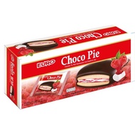 🍓EURO Choco Pie🍫 ยูโร่ ช็อกโก พาย  บรรจุ 12 ซอง ขนมพายสอดไส้ ตรายูโร่ ช็อกโกพาย-แยมราสเบอร์รี่ 144 ก