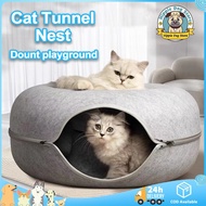 Cat Nest Bed Tunnel Cat toys washable kucing Cat Playground Cat Donut Tunnel Pet Bed 隧道 猫窝