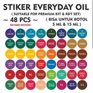 Everyday Oil Sticker - Oil Cap Sticker - Everyday oil cap Sticker raindrop rdt yl yleo
