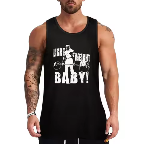 New Light Weight Baby! (Ronnie Coleman) Tank Top Gym clothes T-shirt sports T-shirt male