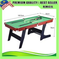 6ft snooker table full set billard pool table folding meja pool set meja pool murah 折叠台球桌