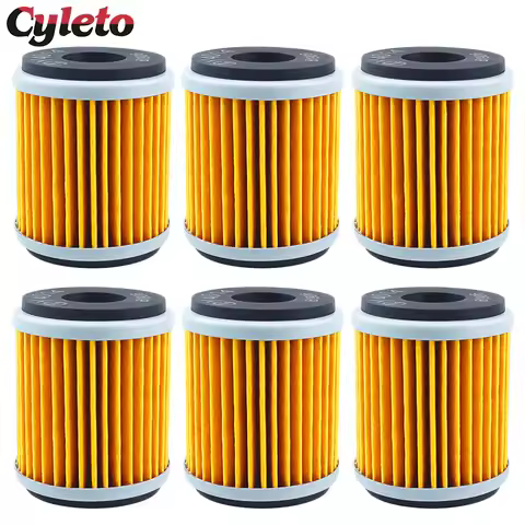 Cyleto Motorcycle Oil Filter for Yamaha MT125 YZF R125 R15 VP125 YP125 Xmax XG250 XT250 YBR250 CZD30