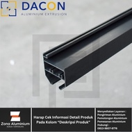 Aluminium DACON ANODIZING DOFF 8309 Untuk Daun Jendela Casement Window