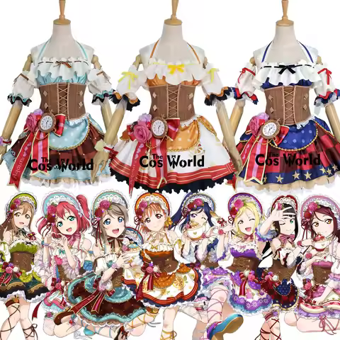 Love Live Sunshine Aqours Chocolate Valentine's Day Chika Takami Kurosawa Ruby Dia Outfits Anime Cus