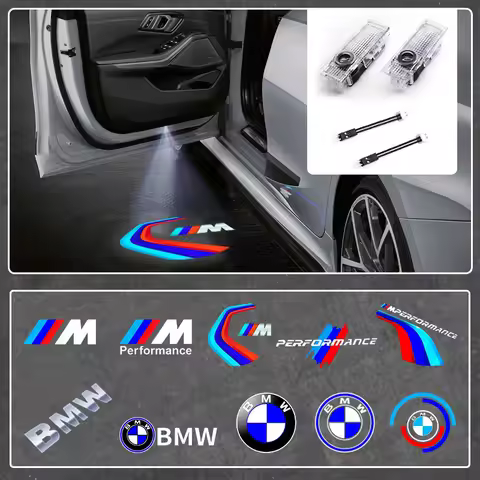 2Pcs LED Car Interior Decoration Lamp Door Light Bulb For BMW X4 X1 X3 X5 E46 M1 E90 M2 M5 M3 M6 E87