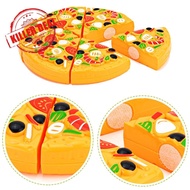 【SDXDSC】 Pretend Play Pizza Children's Kitchen Toys Children's Play Home Toys Z3e7  【SDXDSC】