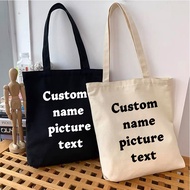 Free Custom Name Image Text Women's Bag Button Canvas Shoulder Bag (Please Contact Me To Place An Or