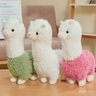 Barangan perdagangan asing yang popular: Mainan plush alpaca comel, anak patung berbulu 8 inci yang 