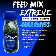 pelet maggot udang EXTREME 20gr pakan ikan channa maru yellow sentarum red barito asiatica ws rsws