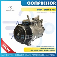 EUROPE QUALITY NEW MERCEDES BENZ W204 / W212 3-PIN COMPRESSOR 7990