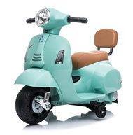 Mini Vespa - 兒童玩具電單車GTS - 湖水綠