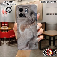 HP Infinix Smart 9 HD Softcase Infinix Smart 9 HD Latest Silicone Pro Camera Fashion Cartoon Cat Cov