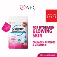 AFC Collagen Beauty MCP-EX Supplement - Glowing Hydrated Firm Supple Skin Lessen Pore Size Pigmentation Dark Spots