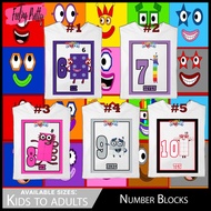 Number Blocks 6 7 8 9 10 Shirt Numbers T shirt / NumberBlocks tshirt for kids / Numbers blocks shirt