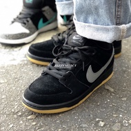 [Fengjia FUZZY] Nike SB Dunk Low Suede Black All Caramel Bottom Silver Hook BQ6817-010