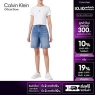 CALVIN KLEIN กางเกงยีนส์ขาสั้นผู้หญิง รุ่น 47C769G 0LA - สีฟ้า