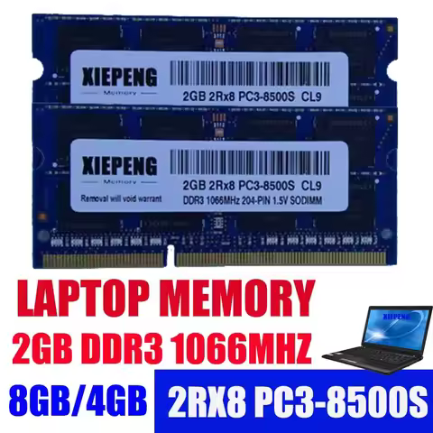 Laptop Memory 2GB 2Rx8 PC3-8500S RAM DDR3 4G 1066 MHz 8g pc3 8500 for hp CQ32 CQ41 CQ621 4311s 4321s