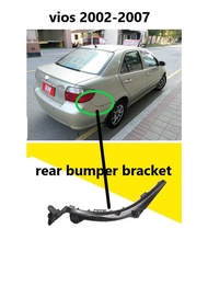 a pair rear bumper bracket support rear bracket for TOYOTA VIOS 2002 2003 2004 2005 2006 2007 gen1