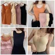 READY TANKTOP WANITA/TANKTOP BRA TANKTOP PANJANG ADA BUSA KUALITAS