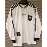1996 Germany Home Retro Soccer Jersey Football Vintage Sports Jersey Long Sleeve