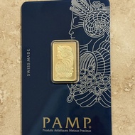 Pamp Goddess Commemorative Coin Chapter 10g, Simulated Swiss Gold Bar, Brass Products, Non-Magnetic 