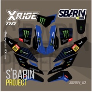Yamaha X Ride 110 Decal - Dakar I Sbarin Project