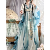 Original Hanfu embroidered chest-length dress fairy daily summer improved Hanfu 2LAU
