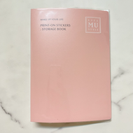 §拾參天文具部§ MU 貼紙 收納冊 收集冊 粉紅色 (BOT-002006)