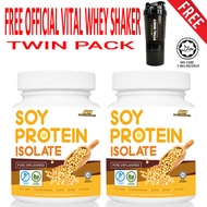 Pharmanutri Soy Protein Isolate 1kg, 33 servings (Unflavor) 91% Protein By Weight, 0g Sugar - Vegan 