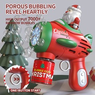 New Christmas bubble Machine Electric Automatic bubble gun Christmas Gift bubble gun bubble gun
