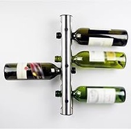 Wall Bottle Holder, Stainless Steel Wall Mounted Vertical Wine Holder Kitchen Home Bar Holder Wines 