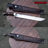 Golok Sembelih Bohler K110 Sarung Kulit Best Seller