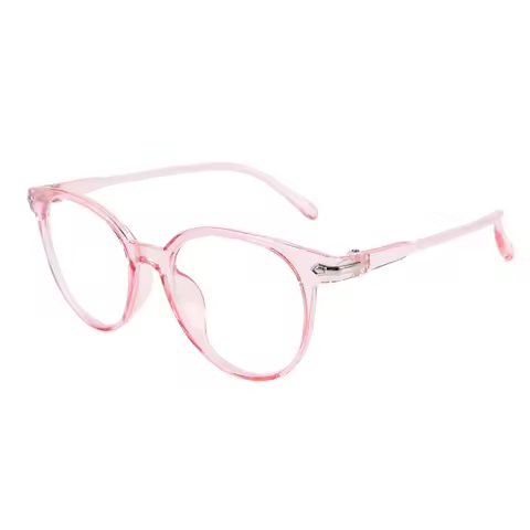 New Round Women Glasses Anti Radiation Eye Glasses Frame Transparent Retro Vintage Eyewear Frame Wom