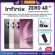Infinix ZERO 40 5G [256GB ROM+12GB RAM (up to 24GB)] 45W Fast Charge,108MP OIS Camera - 2 Year Infin