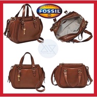 (Original) Fossil Brooke Satchel | Leather Handbag | Beg Tangan Kulit
