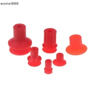 wumei888 5PCS Mechanical Hand Vacuum Suction Cup Red Corrugated U8 U15 B5/8/10/15 Industrial Pneumat