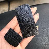 [NOKIA 8800] LEATHER STICKER FOR NOKIA 8800 PHONE, small black ostrich leather (real photo at the sh