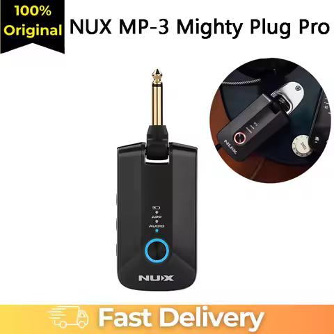 Original new NUX MP-3 Mighty Plug Pro Guitar and Bass Amp Modeling Earphone Amplug