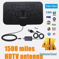 [lightoverflow1]HDTV Antennas 1500 Miles Indoor Digital Antenna Aerial DVB-T2 Local Channel 4K