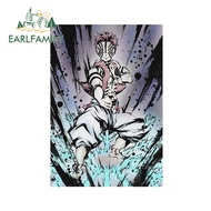 EARLFAMILY 13cm x 9cm Demon Slayer Akaza Poster Car Sticker Personality Auto Vehicle DIY Decals Wate