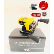 Daiwa Z2020 SHL Yellow Limited Bait Casting Reel Made in Japan