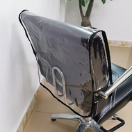 Fityle PROตัดผมร้านเสริมสวยเก้าอี้ฝาครอบป้องกันไวนิลสแควร์ปกหลังของเก้าอี้ร้านเสริมสวยล้างกันน้ำ