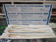 Foley Balloon Catheter FR14, FR16, FR18 2 Way Siliconized (Green, Orange, Red) Sold per piece - Medi
