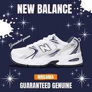 100% Original New Balance Mr530BA 530 New Balance รองเท้าผ้าใบลําลอง สีขาว สีฟ้า Official genuine Mens and Womens Running Shoes  100% Original