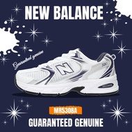 100% New Balance Mr530BA 530 New Balance รองเท้าผ้าใบลําลอง สีขาว สีฟ้า Official Mens and Womens Run