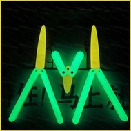 Luminous Carrot Gravity Jump Radish Balisong Gift For Kids Butterfly Knife Benchmade Stress Relief F