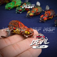 [MSF] Sawa-D Devil Soft Frog Thailand | 4cm / 6g | Haruan Killer | Katak Getah Casting | Ready Stock