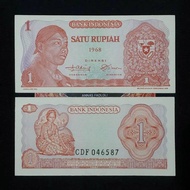 PROMO_ABBAL (GRESS) Uang kuno 1 rupiah jendral sudirman tahun 1968
